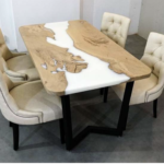 Luxury Epoxy Dining Table – D09